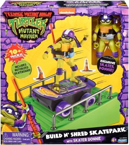 Teenage Mutant Ninja Turtles Playmates Mutant Mayhem Donnie (Skate Park)