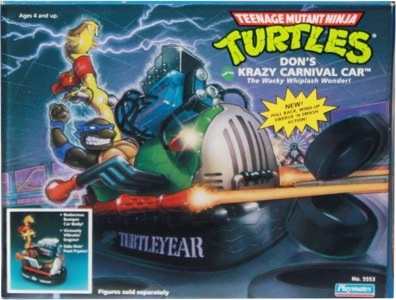 Teenage Mutant Ninja Turtles Playmates Don's Krazy Carnival Car