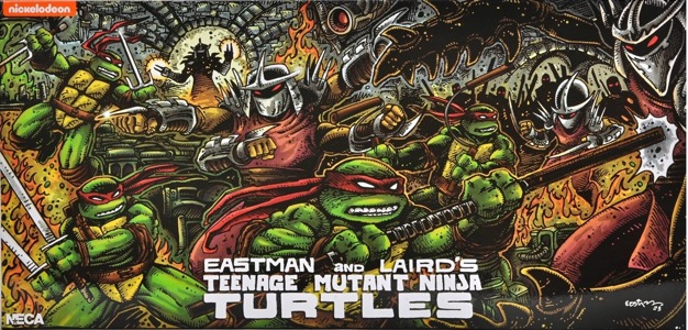 Teenage Mutant Ninja Turtles NECA Eastman & Laird Turtles 4 Pack (Mirage Comics)