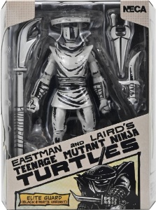 Teenage Mutant Ninja Turtles NECA Elite Foot Ninja Guard (Black & White - Mirage Comics)