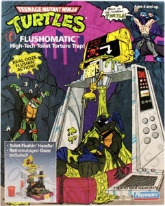 Teenage Mutant Ninja Turtles Playmates Flushomatic