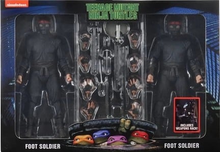 Teenage Mutant Ninja Turtles NECA Foot Soldier 2 Pack (90s Movie)