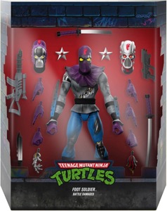 Teenage Mutant Ninja Turtles Super7 Foot Soldier (Battle Damaged - Ultimates)