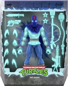 Teenage Mutant Ninja Turtles Super7 Foot Soldier (Glow in the Dark - Ultimates)
