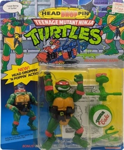 Teenage Mutant Ninja Turtles Playmates Head Droppin' Raph