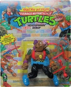 Teenage Mutant Ninja Turtles Playmates Head Spinnin' Bebop