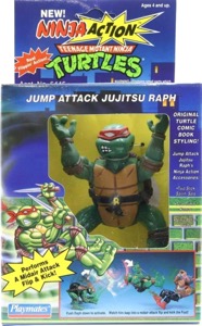 Teenage Mutant Ninja Turtles Playmates Jump Attack Jujitsu Raph