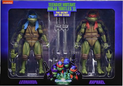 Teenage Mutant Ninja Turtles NECA Leonardo and Raphael (Secret of the Ooze) thumbnail