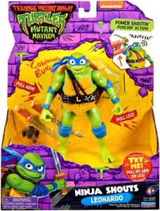Teenage Mutant Ninja Turtles Playmates Mutant Mayhem Leonardo (Ninja Shouts)