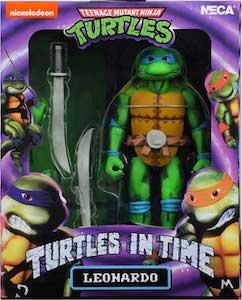 Teenage Mutant Ninja Turtles NECA Leonardo (Turtles in Time)