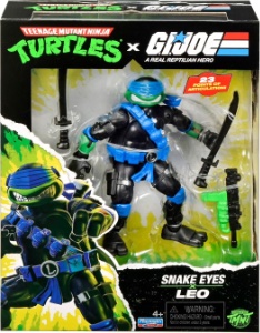 Teenage Mutant Ninja Turtles Playmates Leonardo x Snake Eyes