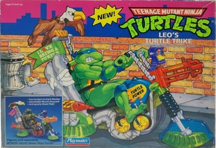 Teenage Mutant Ninja Turtles Playmates Leo's Turtle Trike