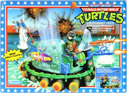 Teenage Mutant Ninja Turtles Playmates Lieutenant Leo's Bodacious Buggy