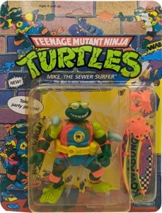 Teenage Mutant Ninja Turtles Playmates Mike the Sewer Surfer