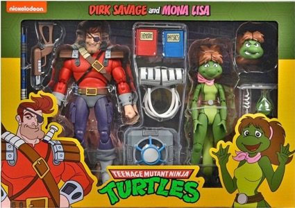 Teenage Mutant Ninja Turtles NECA Mona Lisa and Dirk Savage (Cartoon)