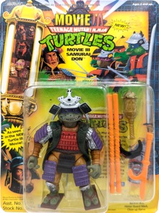 Teenage Mutant Ninja Turtles Playmates Movie III Samurai Don