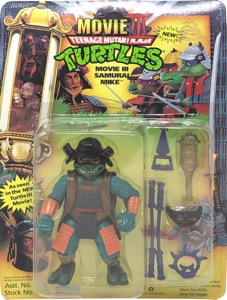Teenage Mutant Ninja Turtles Playmates Movie III Samurai Mike
