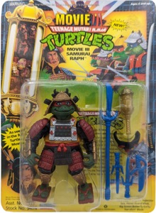Teenage Mutant Ninja Turtles Playmates Movie III Samurai Raph