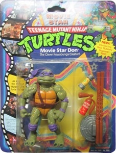 Teenage Mutant Ninja Turtles Playmates Movie Star Don