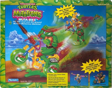 Teenage Mutant Ninja Turtles Playmates Muta-Bike
