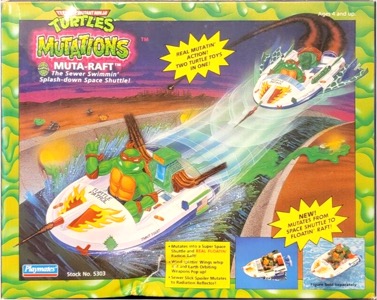 Teenage Mutant Ninja Turtles Playmates Muta-Raft