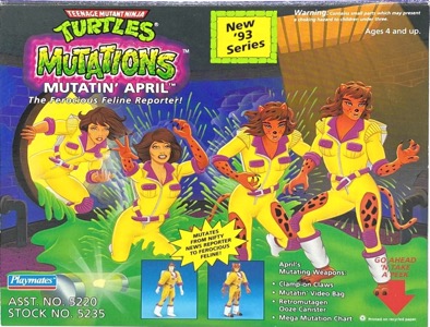 Teenage Mutant Ninja Turtles Playmates Mutatin' April