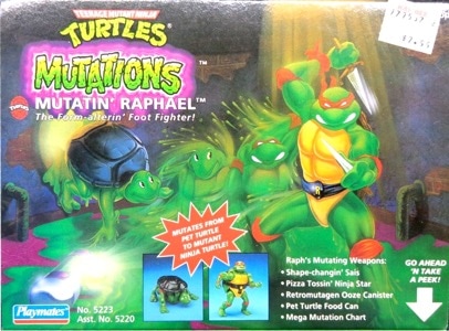 Teenage Mutant Ninja Turtles Playmates Mutatin' Raphael (Mutations)