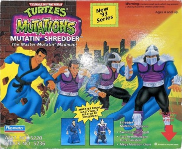 Teenage Mutant Ninja Turtles Playmates Mutatin' Shredder