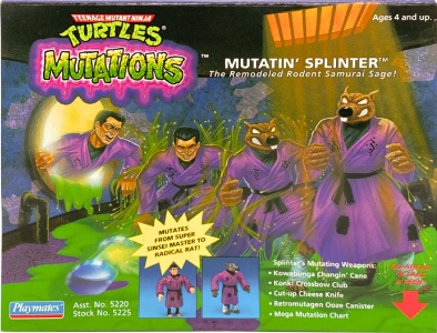 Teenage Mutant Ninja Turtles Playmates Mutatin' Splinter (Mutations)