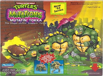Teenage Mutant Ninja Turtles Playmates Mutatin' Tokka