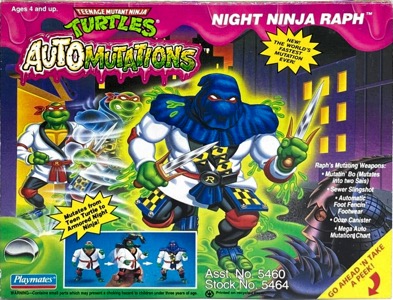 Teenage Mutant Ninja Turtles Playmates Night Ninja Raph