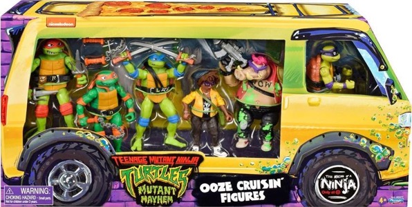 Teenage Mutant Ninja Turtles Playmates Mutant Mayhem Ooze Cruisin' 6 Pack