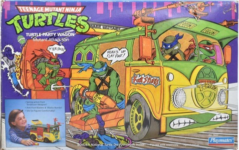 Teenage Mutant Ninja Turtles Playmates Party Wagon