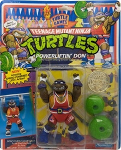 Teenage Mutant Ninja Turtles Playmates Powerliftin' Don