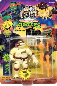 Teenage Mutant Ninja Turtles Playmates Raph as The Mummy