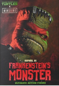 Teenage Mutant Ninja Turtles NECA Raphael as Frankenstein (Universal Monsters) thumbnail