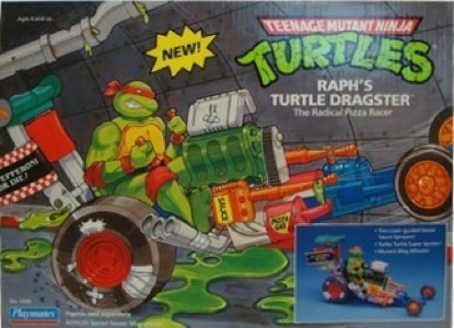 Teenage Mutant Ninja Turtles Playmates Raph's Turtle Dragster
