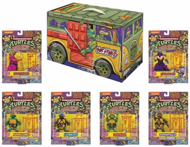 Teenage Mutant Ninja Turtles Playmates Retro Rotocast - 6 Pack