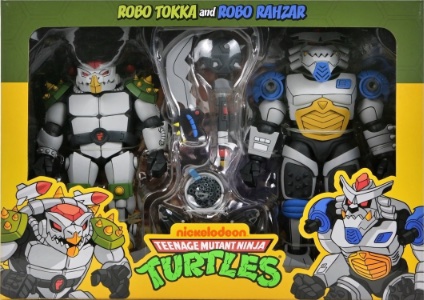 Teenage Mutant Ninja Turtles NECA Robo Tokka and Rahzar (1987 Cartoon)