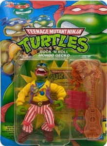 Teenage Mutant Ninja Turtles Playmates Rock 'n Roll Mondo Gecko