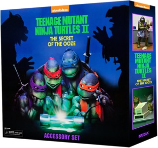 Teenage Mutant Ninja Turtles NECA Secret of the Ooze Accessory Set (90s Movie) thumbnail