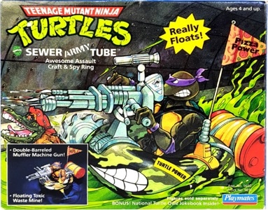 Teenage Mutant Ninja Turtles Playmates Sewer Army Tube