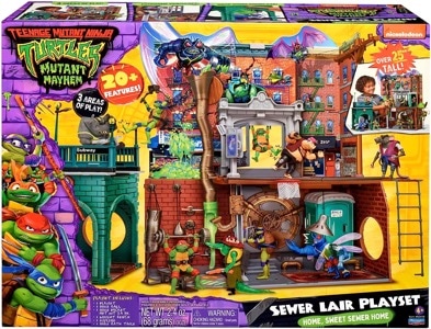 Teenage Mutant Ninja Turtles Playmates Mutant Mayhem Sewer Lair Playset