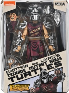 Teenage Mutant Ninja Turtles NECA Shredder (Classic Colors - Battle Damaged - Mirage Comics)