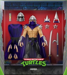 Teenage Mutant Ninja Turtles Super7 Silver Armor Shredder (Ultimates) thumbnail