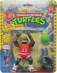 Teenage Mutant Ninja Turtles Playmates Slam Dunkin' Don thumbnail