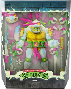 Teenage Mutant Ninja Turtles Super7 Slash (Glow in the Dark - Ultimates)