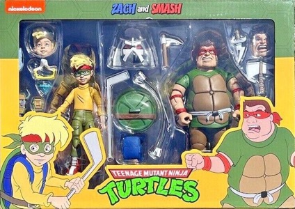 Teenage Mutant Ninja Turtles NECA Smash and Zach (Cartoon)