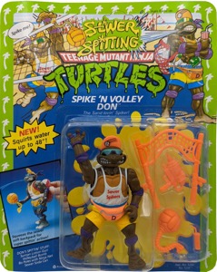 Teenage Mutant Ninja Turtles Playmates Spike 'n Volley Don