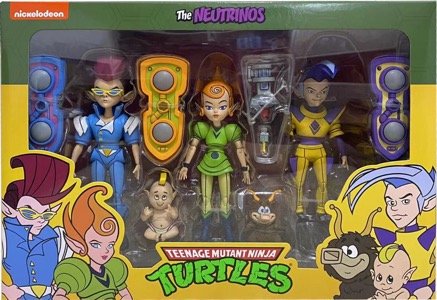 Teenage Mutant Ninja Turtles NECA The Neutrino 3 Pack (Cartoon)